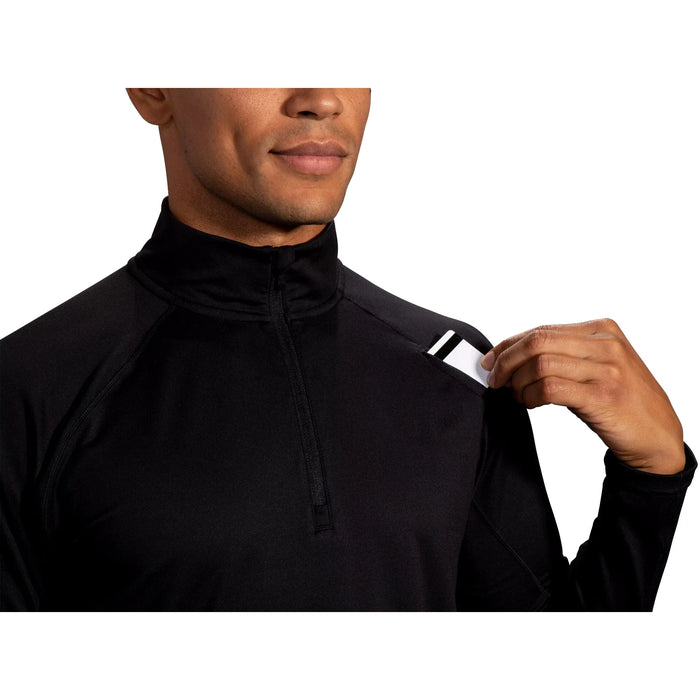 Brooks Dash 1/2 Zip Men's Jacket - Black