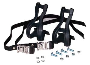 Summit Nylon Toe Clip/Strap Set Large