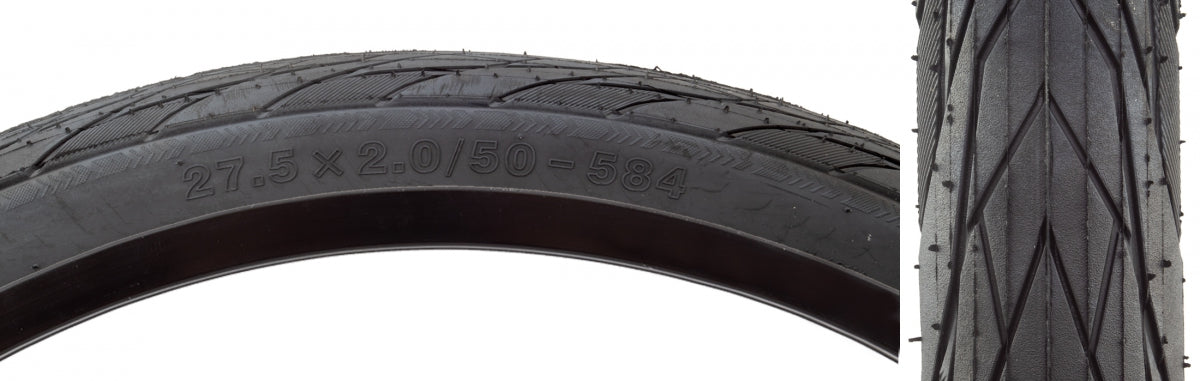 Sunlite 27.5x2.0 BK/BK URBAN SLICK