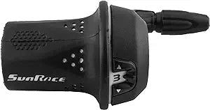 SunRace M21 Twist Shift Front 3-Speed: Gray