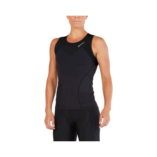 2XU Active Tri Singlet Women's Black/Black