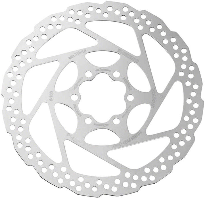 Shimano Deore SM-RT56-SP Disc Brake Rotor - 6-Bolt, For Resin Pads Only, Silver