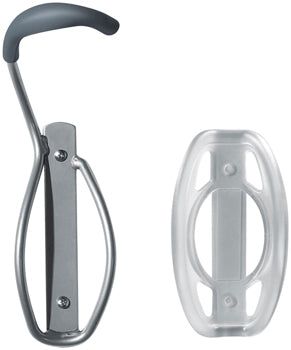 Delta Leonardo DaVinci Bike Rack with Tire Tray - Silver/Red/Clear