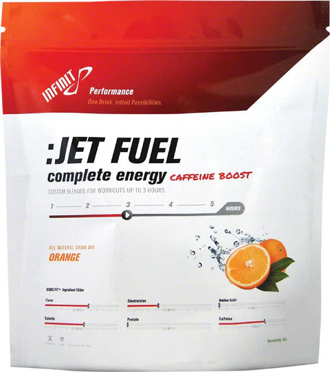 Infinit Nutrition Jet Fuel Energy Drink Mix: Orange 22 Serving Bag