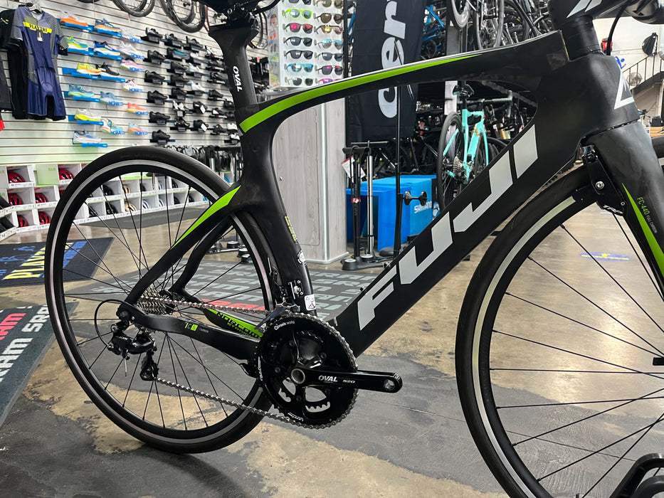 Fuji Norcom Straight 2.5 Shimano 105 11 Speed - Carbon/Green 2015 NEW