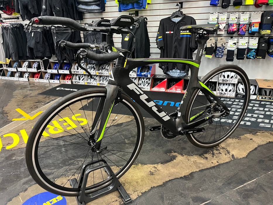 Fuji Norcom Straight 2.5 Shimano 105 11 Speed - Carbon/Green 2015 NEW