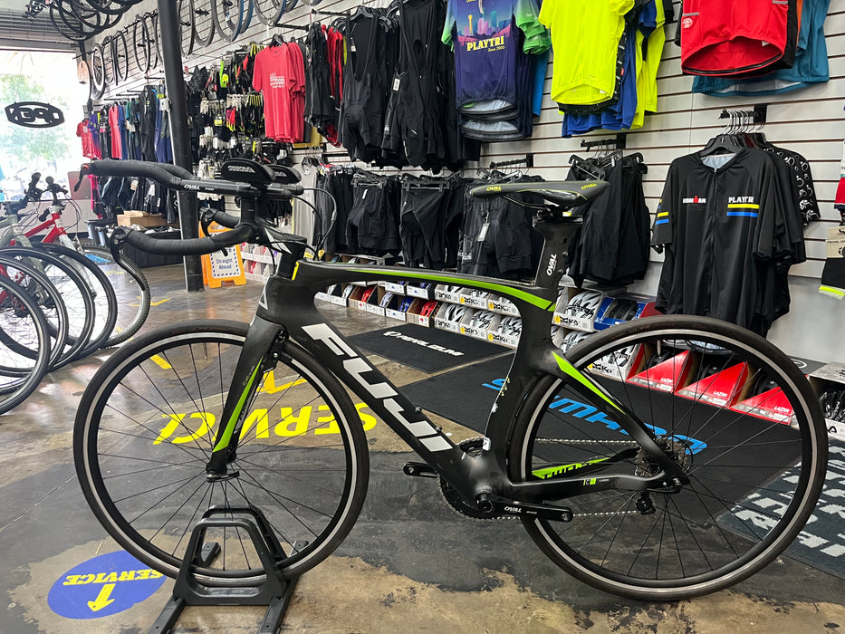 Fuji Norcom Straight 2.5 Shimano 105 11 Speed - Carbon/Green 2015 NEW