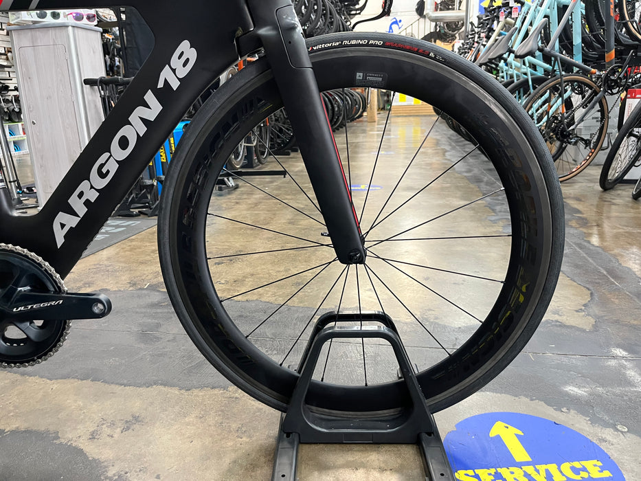 Argon 18 E-119 Tri+ Shimano Ultegra 11 Speed w/Profile Design 58/78 Wheels - Black 2022