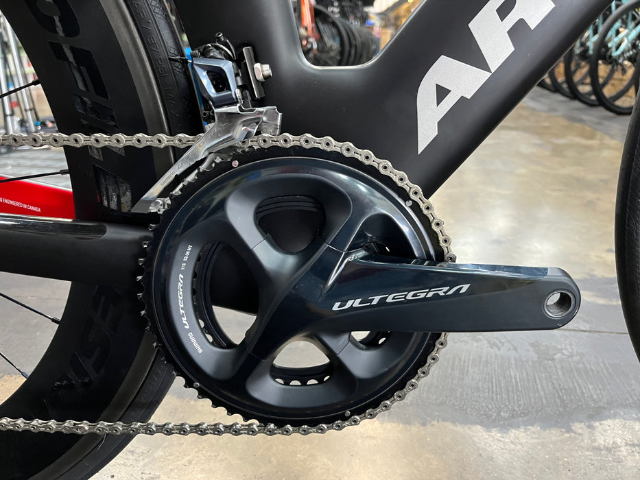 Argon 18 E-119 Tri+ Shimano Ultegra 11 Speed w/Profile Design 58/78 Wheels - Black 2022
