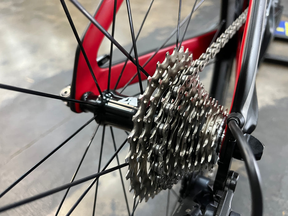 Argon 18 E-119 Tri+ Shimano Ultegra 11 Speed w/Profile Design 58/78 Wheels - Black 2022