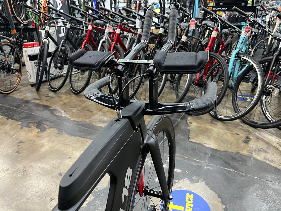 Argon 18 E-119 Tri+ Shimano Ultegra 11 Speed w/Profile Design 58/78 Wheels - Black 2022