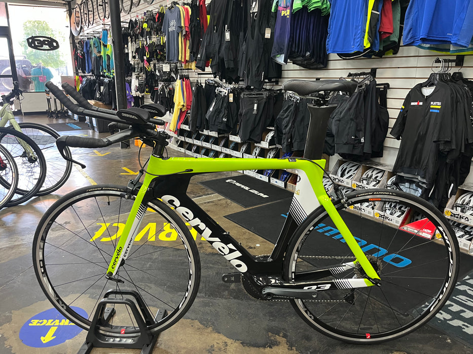 Cervelo P3 Shimano Ultegra Di2 11 Speed - Fluoro/White/Black DEMO