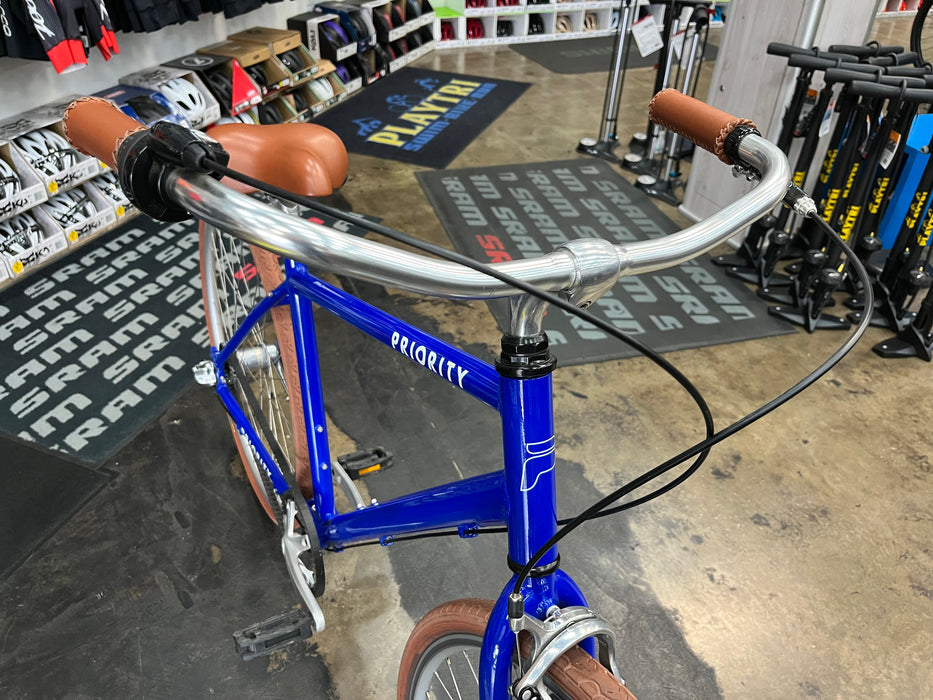 Priority Belt Drive Bicycle Shimano 3 Speed C/B - Blue USED