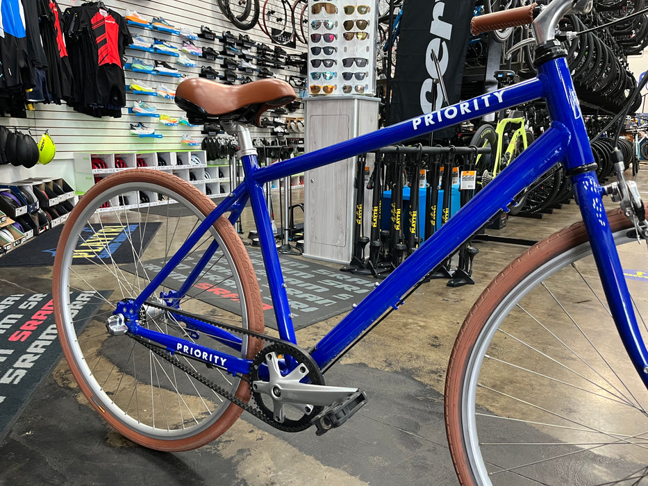 Priority Belt Drive Bicycle Shimano 3 Speed C/B - Blue USED