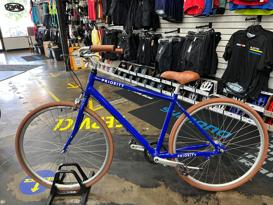 Priority Belt Drive Bicycle Shimano 3 Speed C/B - Blue USED