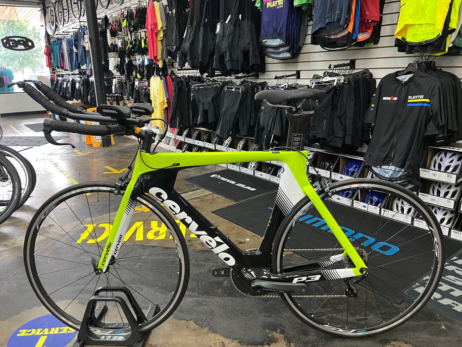 Cervelo P3 Shimano Ultegra 11-Speed - Fluoro/White/Black