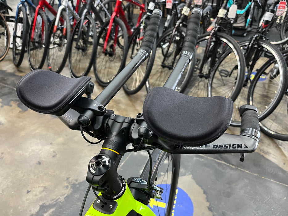 Cervelo P3 Shimano Ultegra Di2 w/ ZIPP 404 Firecrest Wheels - Fluoro/Black/Black 2019 DEMO