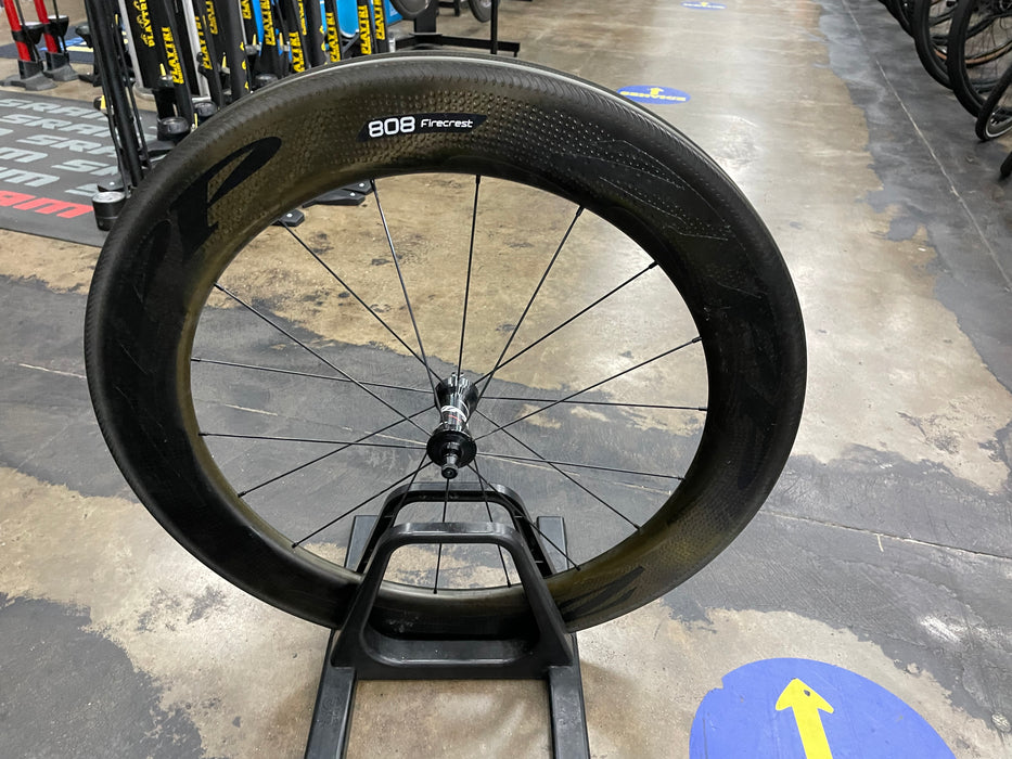Zipp 808 Firecrest Carbon Clincher Front - USED