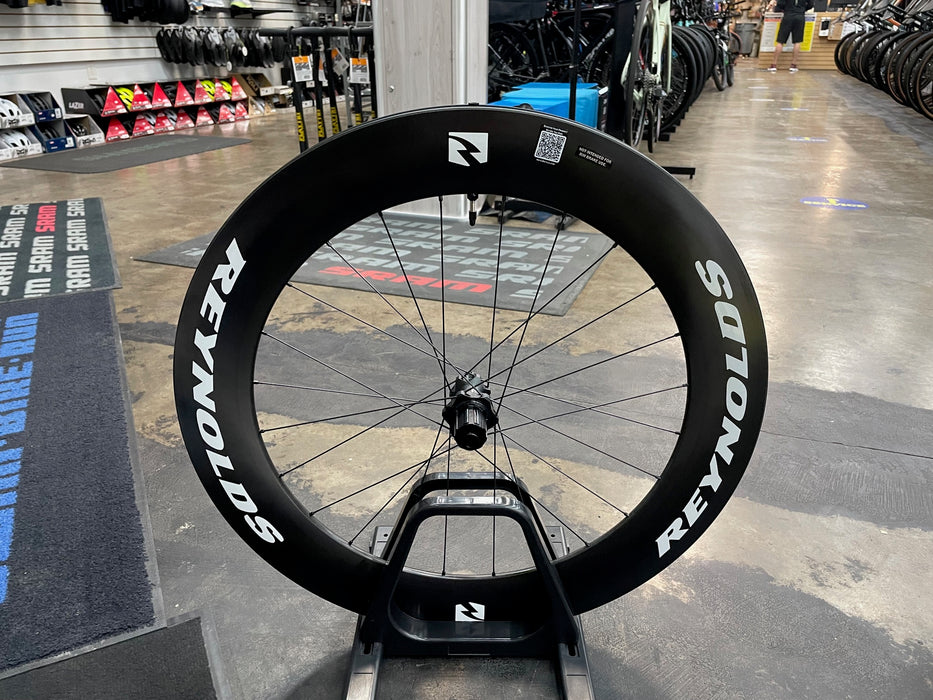 Reynolds AR80 Disc Carbon Clincher Tubeless Wheelset - White Vinyl Decal