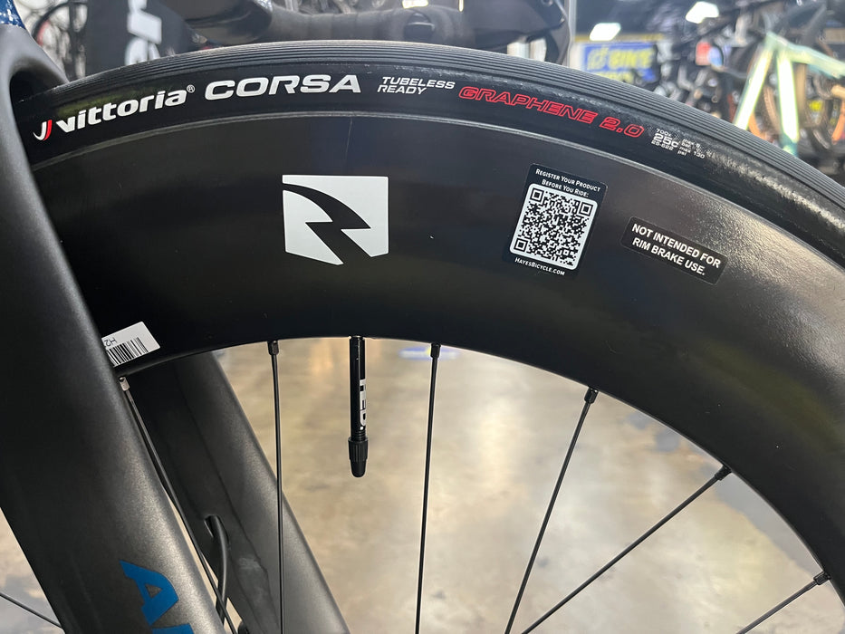 Argon 18 E-118 Tri+ SRAM Rival eTAP AXS 12 Speed - Reynolds AR80 Wheelset - Black 2023