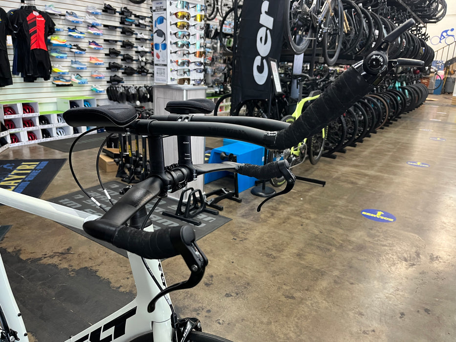 Felt B Performance Shimano 105 12-Speed - White Fog