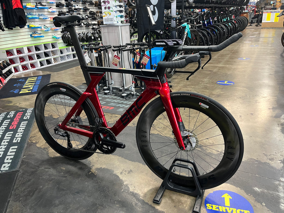 BMC Timemachine 01 Shimano Ultegra Di2 R8150 Reynolds AR80 - Red 2023