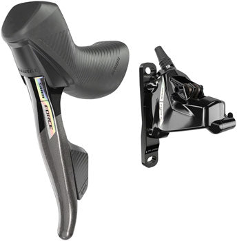 SRAM Force AXS D2 HRD Left/Front Shift/Brake Lever and Hydraulic Disc Caliper Flat Mount Black
