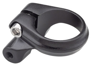 Problem Solvers Seatpost Clamp - 34.9mm, Bolt-On, Black w/ Rack Mounts