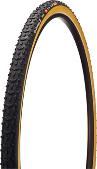 Challenge Grifo Pro Tire: Tubular, 700x33, 300tpi, Black/Tan