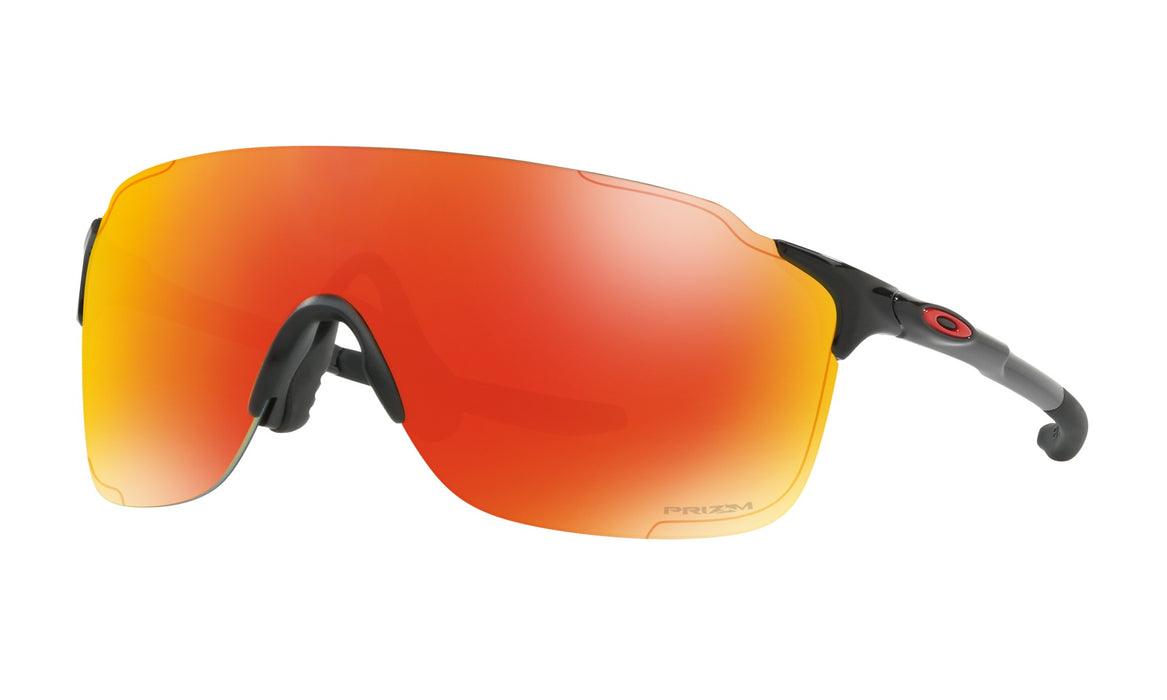 OAKLEY EVZERO STRIDE POLISHED BLACK PRIZM RUBY