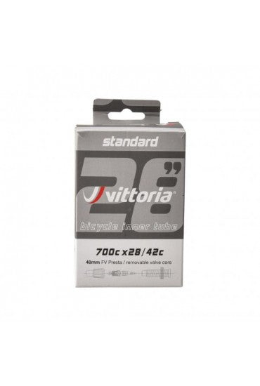 Vittoria Road Bicycle Inner Tube 700x28-42c Presta Valve 48mm