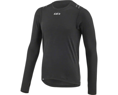 Louis Garneau 2004 LS Men's Base Layer Top: Black