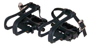 Summit Resin Pedal w/Toe Clip and Strap