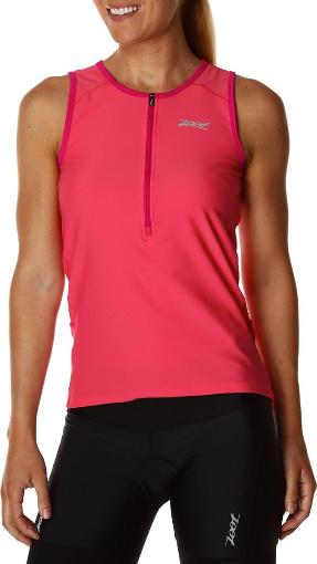 Zoot Women's Active Tri Mesh Tank-Pink/Grapefruit