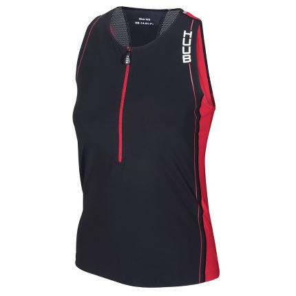 HUUB Women's Core Tri Top Black/Red