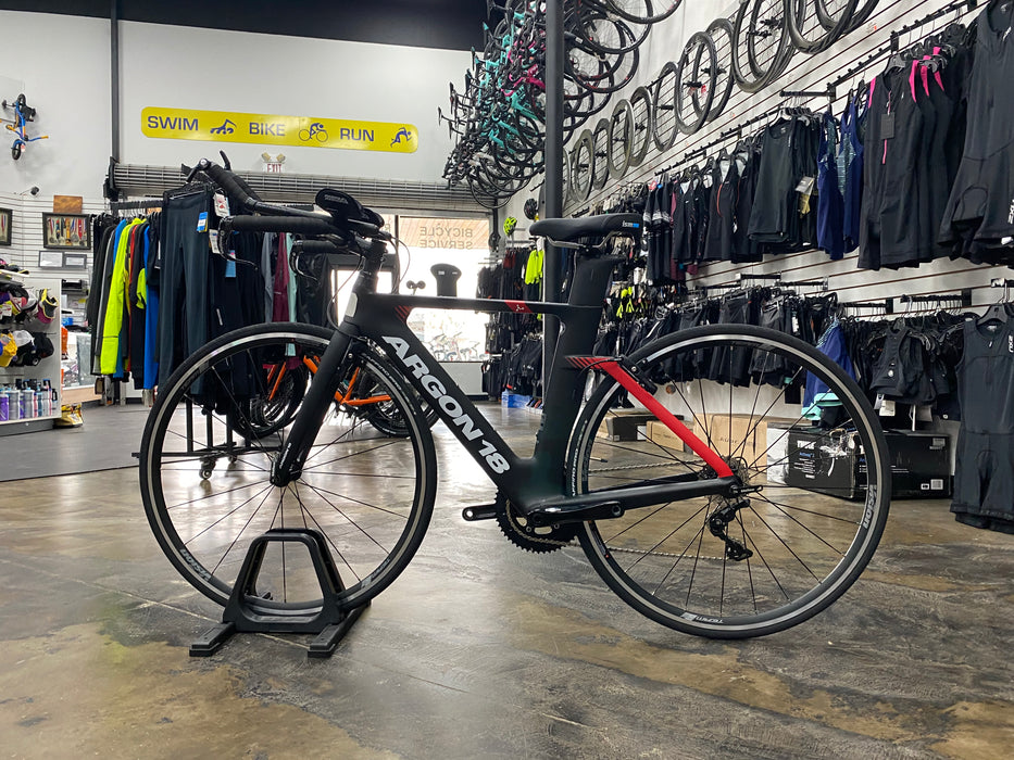 Argon 18 E-117 Tri Shimano Ultegra 11 Speed - Black/Red