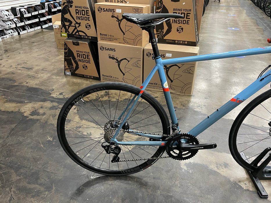Fuji SL-A 1.3 Disc Shimano 105 11 Speed - Cool Gray/Red Orange