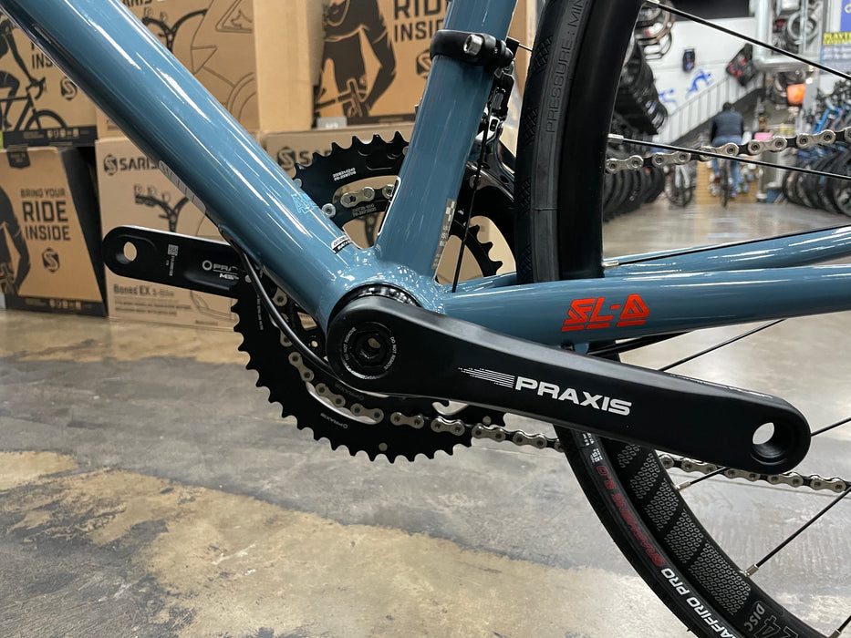 Fuji SL-A 1.3 Disc Shimano 105 11 Speed - Cool Gray/Red Orange