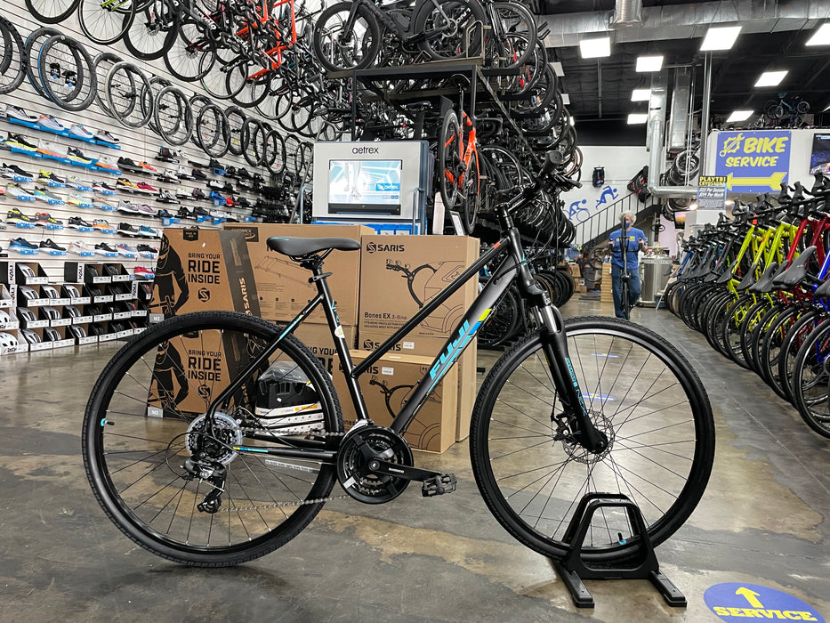 Fuji Traverse 1.7 ST Disc Shimano Tourney 7 Speed - Satin Black