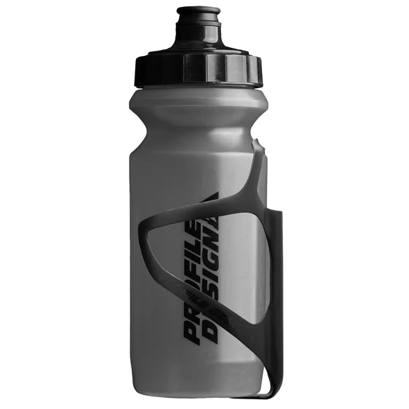Profile Design AXIS Ultimate Carbon Water Bottle Cage w/Bottle