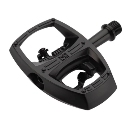 iSSi Flip II Dual-Sided Hybrid Bike Pedals - BlackOut