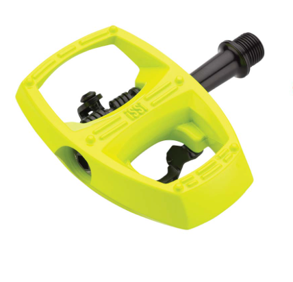 iSSi Flip II Dual-Sided Hybrid Bike Pedals - Yellow
