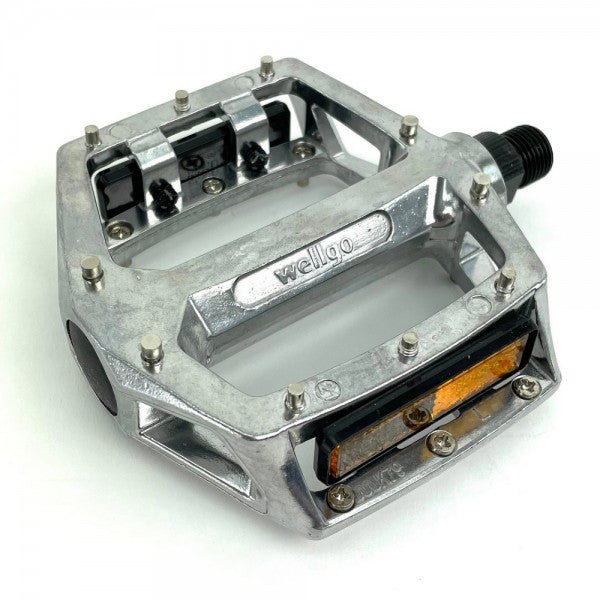 Wellgo Man O War 9/16" Platform Pedals Silver