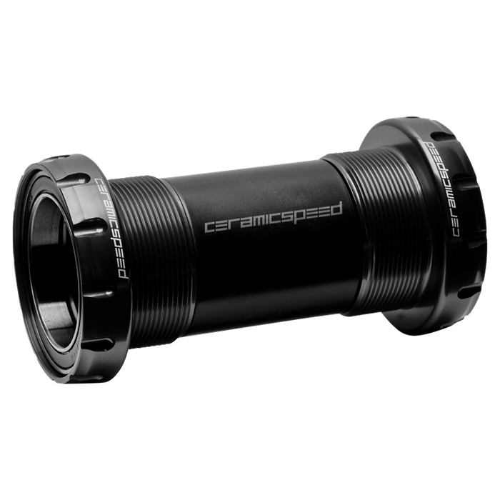 CeramicSpeed BSA Road Bottom Bracket - DUB Road Spindle, Black Standard Bearing