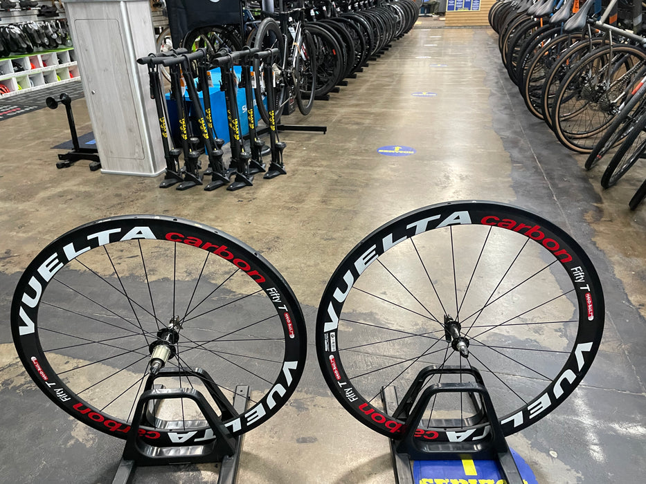 Vuelta Corsa 50T Carbon Tubular Wheelset - USED