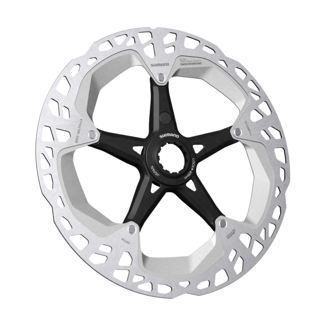 Shimano Disc Brake Rotor RT-EM810 203mm, w/Lock Ring (External Spline Type)