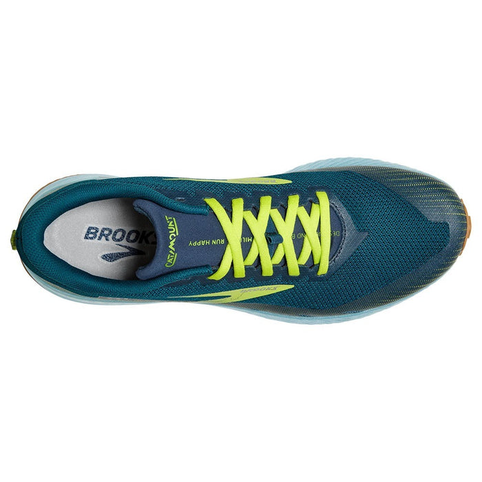 Brooks Men's Catamount Speed Running Shoes - Blue/Lime/Biscuit Size 9