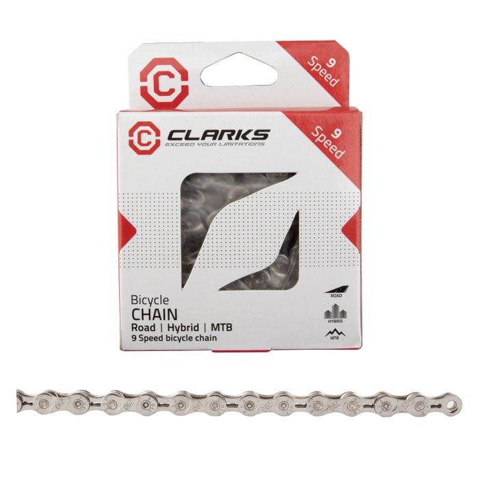 Clarks Self Lubricating 9-speed Chain