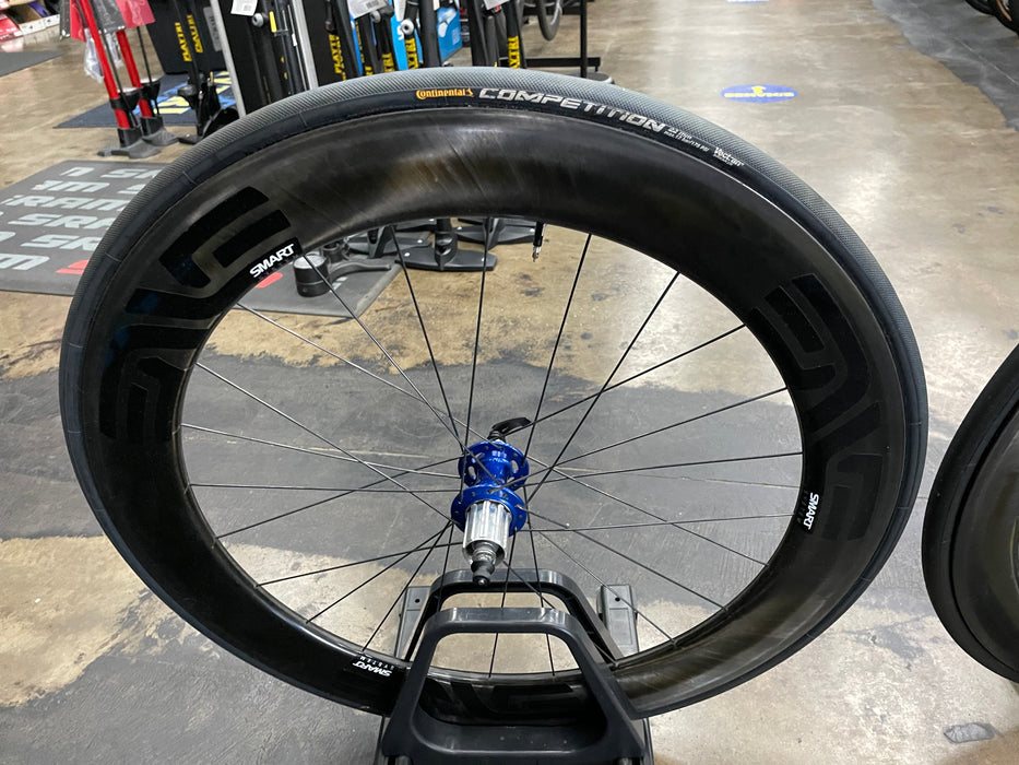 ENVE SES 6.7 Chris King Hubs Carbon Wheelset Tubular Demo Playtri