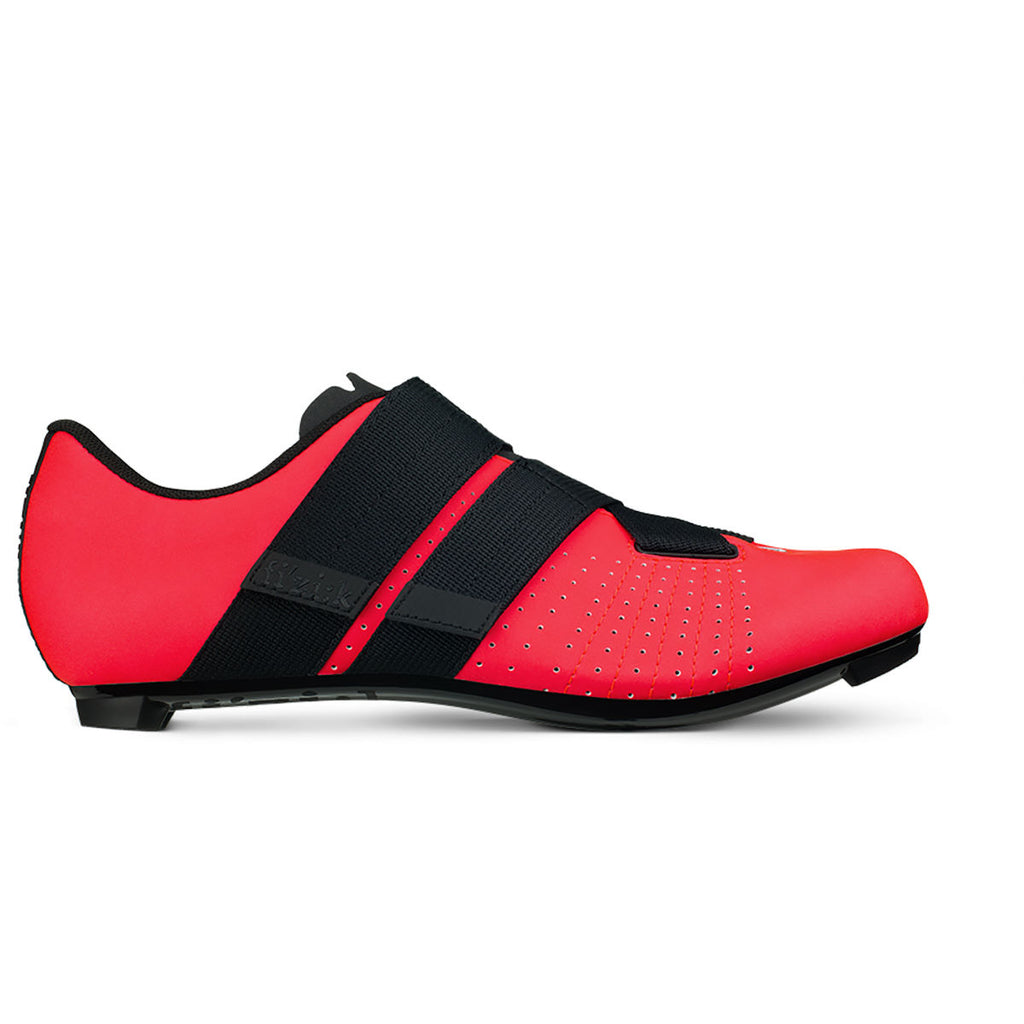 ウェア FIZIK R5 TEMPO POWERSTRAP Fizik Men's Tempo Powerstrap R5 Cycling Shoes - Coral/Black — Playtri